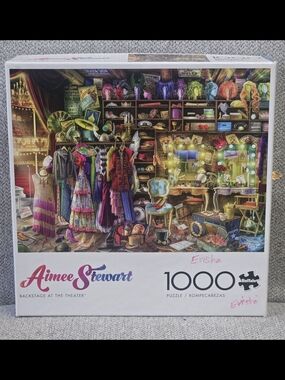 Aimee Stewart-"Backstage at the Theater"-1000 Piece Jigsaw Puzzle  Buffalo Games